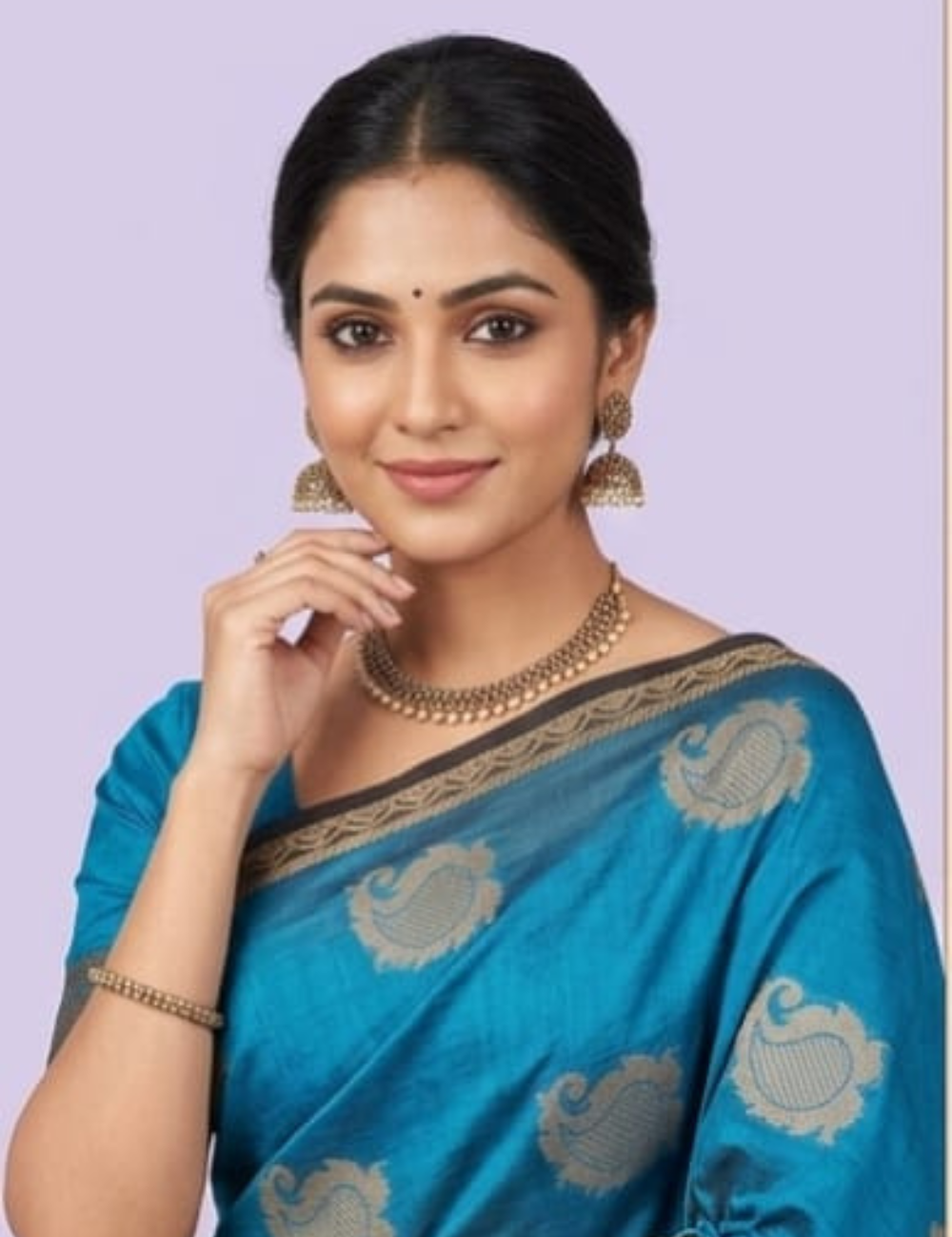 Elegant Blue and Black Designer Saree Collection