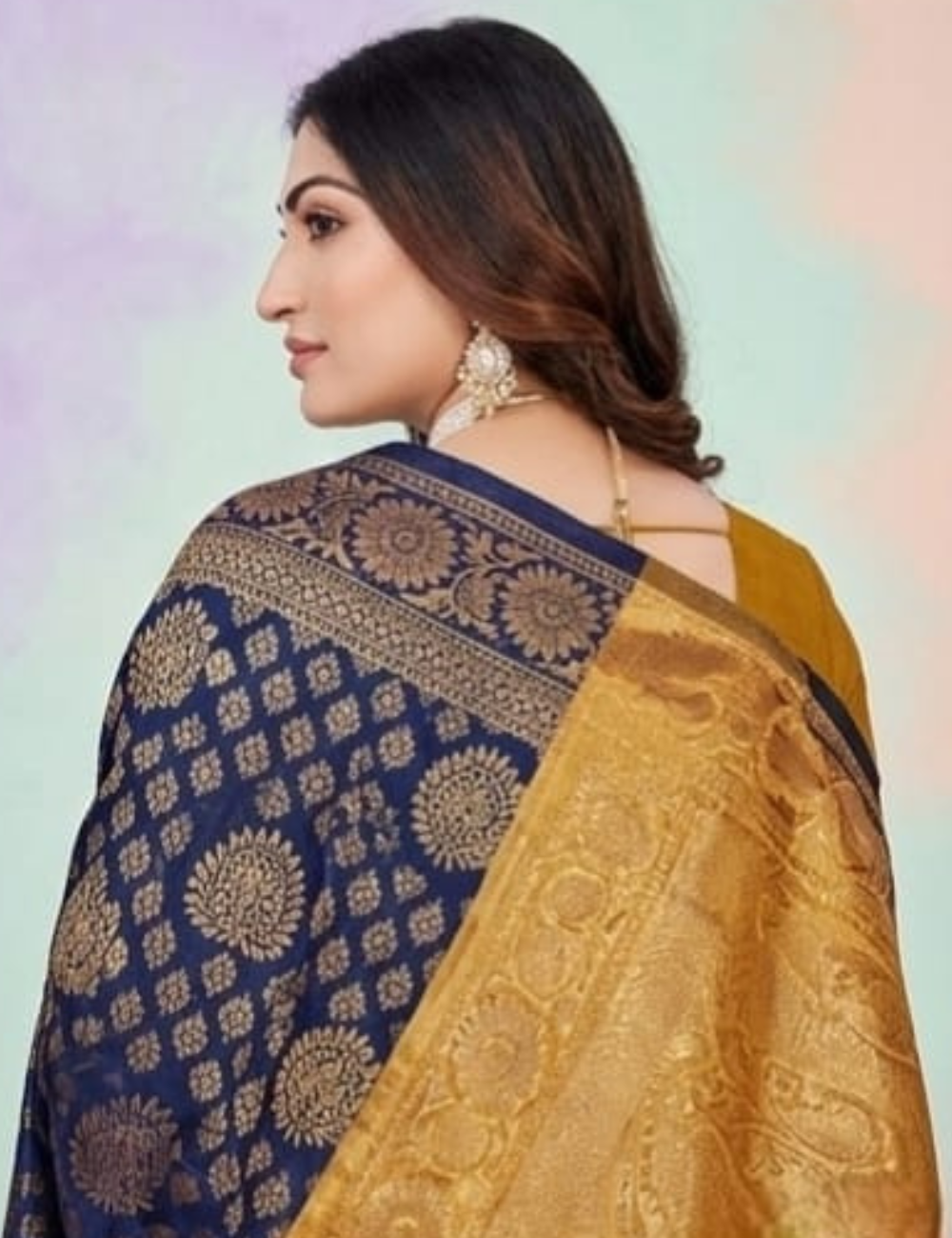 Royal Blue Kubera Pattu Saree