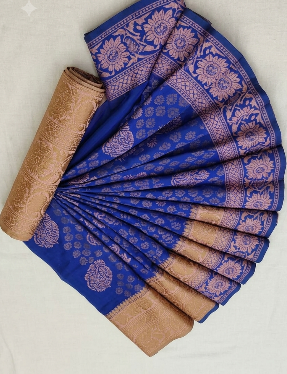 Royal Blue Kubera Pattu Saree