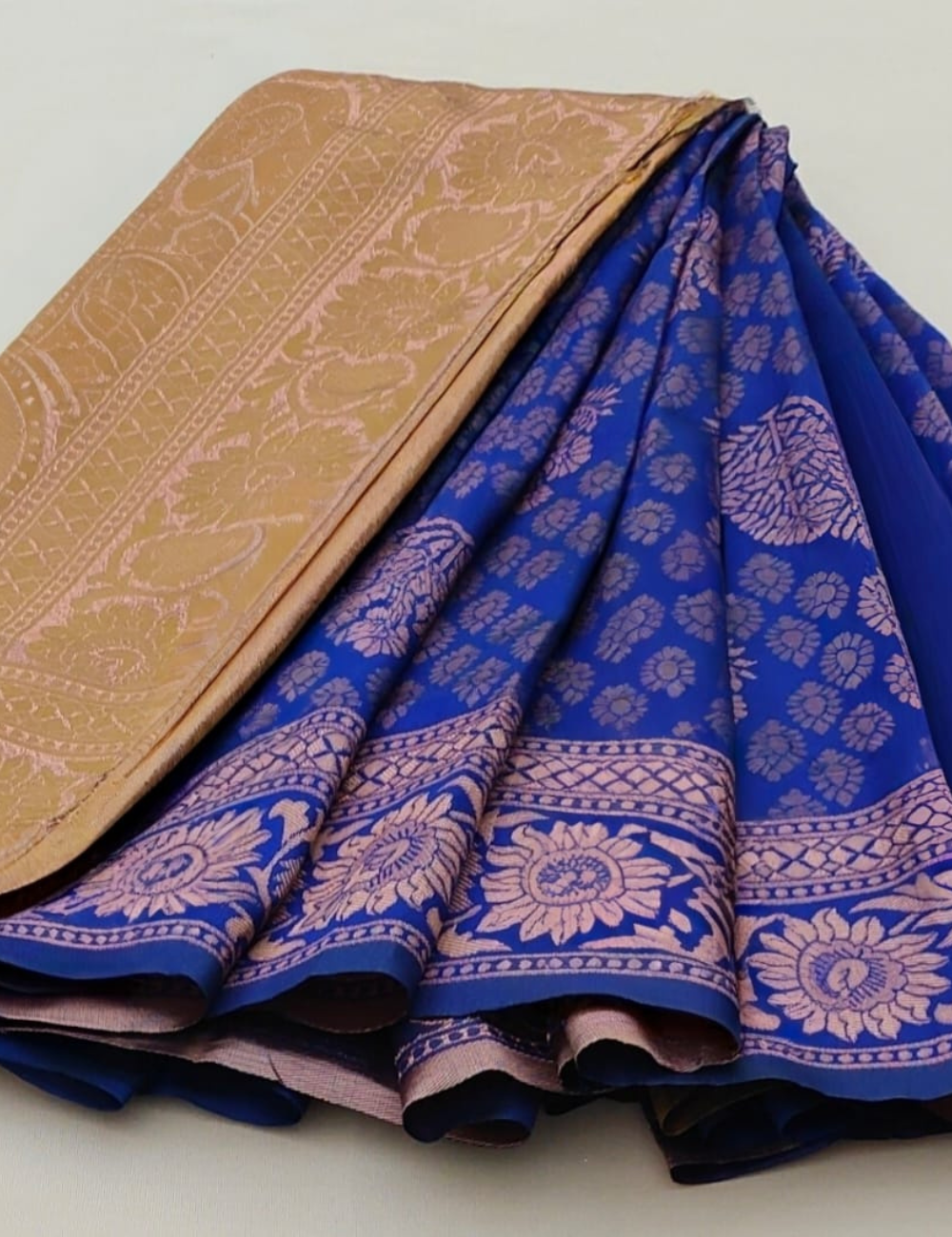 Royal Blue Kubera Pattu Saree