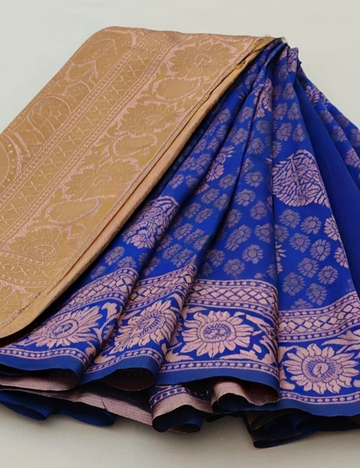 Royal Blue Kubera Pattu Saree