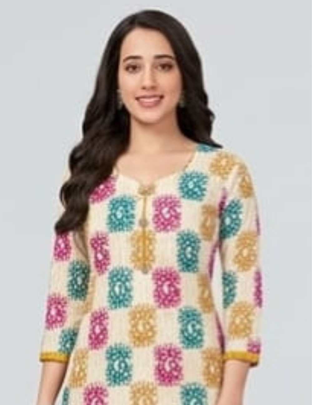 Vibrant Mustard Geometric Patiala Kurta Suit