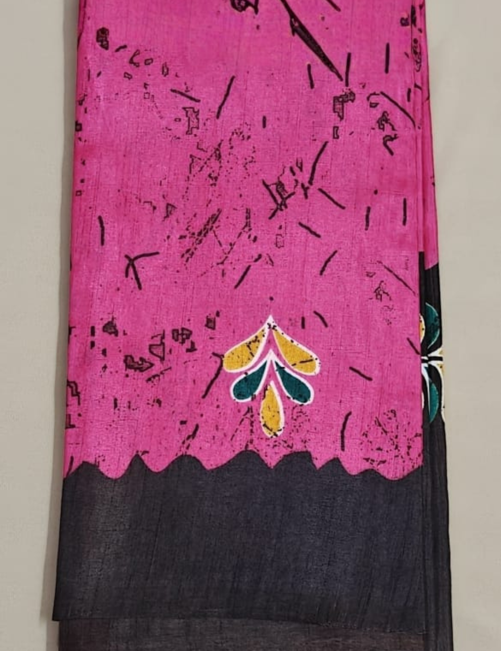 Royal Blue Saree with Artistic Purple Border Dola Silk Saree